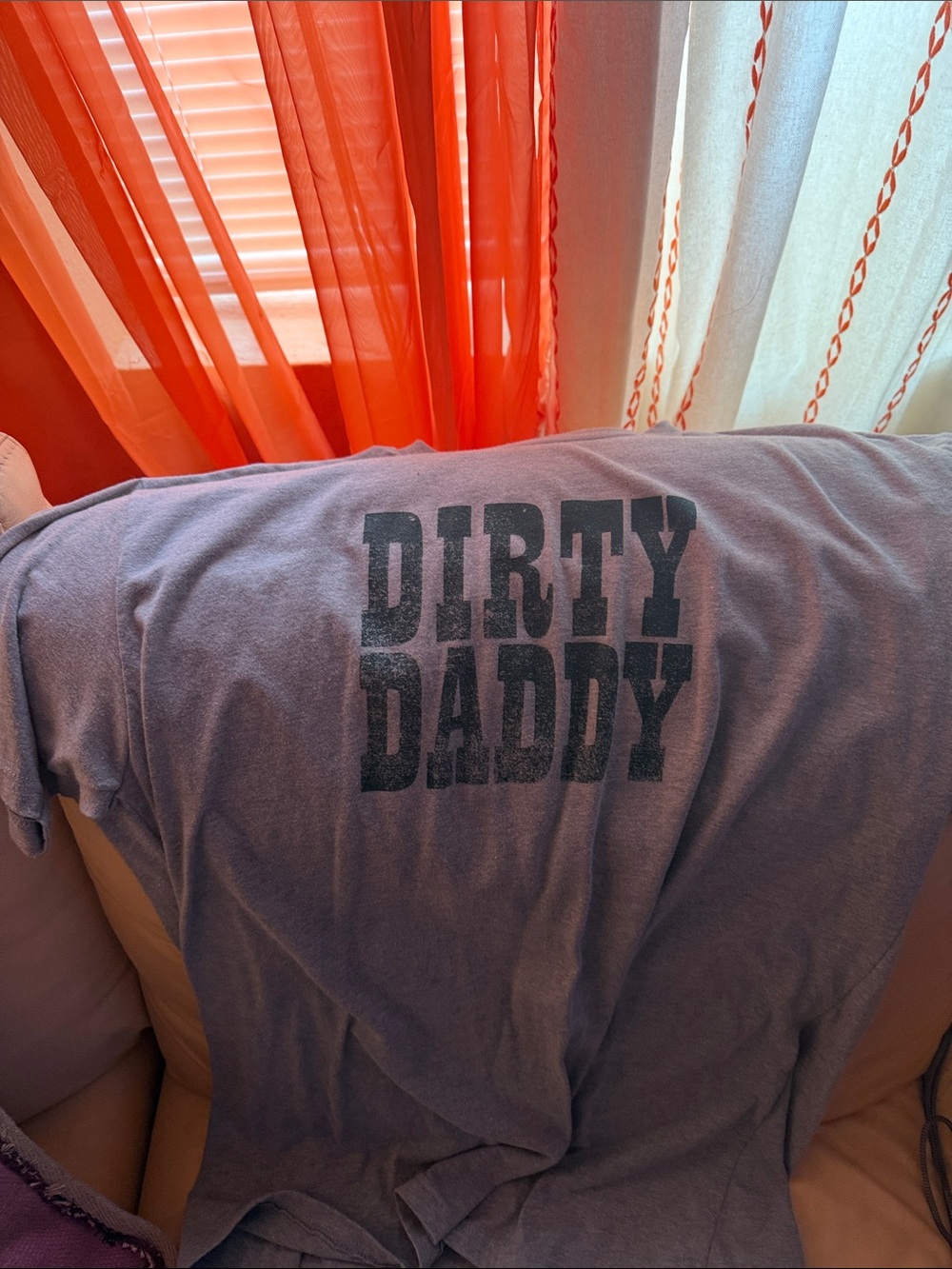 Dirty Daddy Graphic Tee in Heather Gray